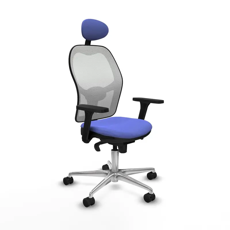 Office Chair With Headrest Piqueras Y Crespo 3D086n1 Light Blue 1