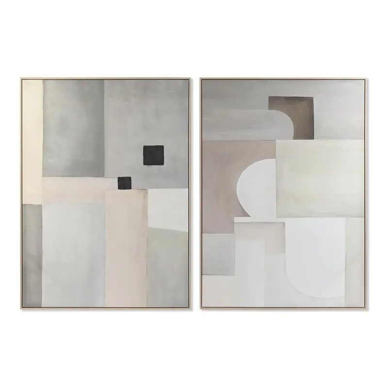 Painting Dkd Home Decor Abstract (100 X 4 X 140 Cm) (2 Units) 1