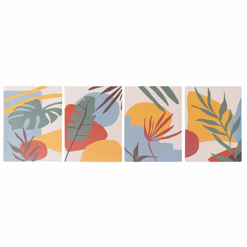 Painting Dkd Home Decor Tropical (30 X 1,8 X 40 Cm) (4 Units) 1