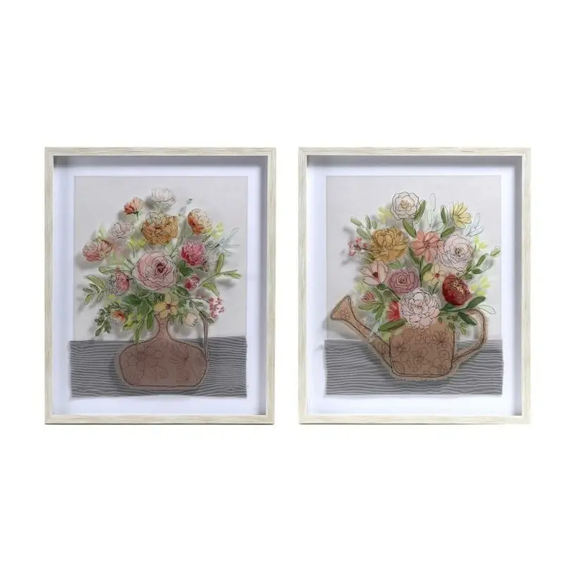 Painting Dkd Home Decor Vase (53 X 3 X 63 Cm) (2 Units) 1