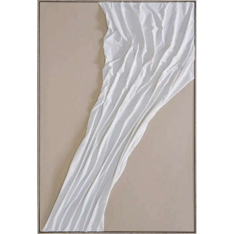 Painting Home Esprit White Beige Modern Urban 1