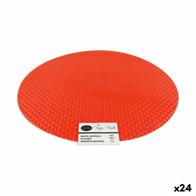 Place Mat Viejo Valle Orange 38 Cm (24 Units) 1