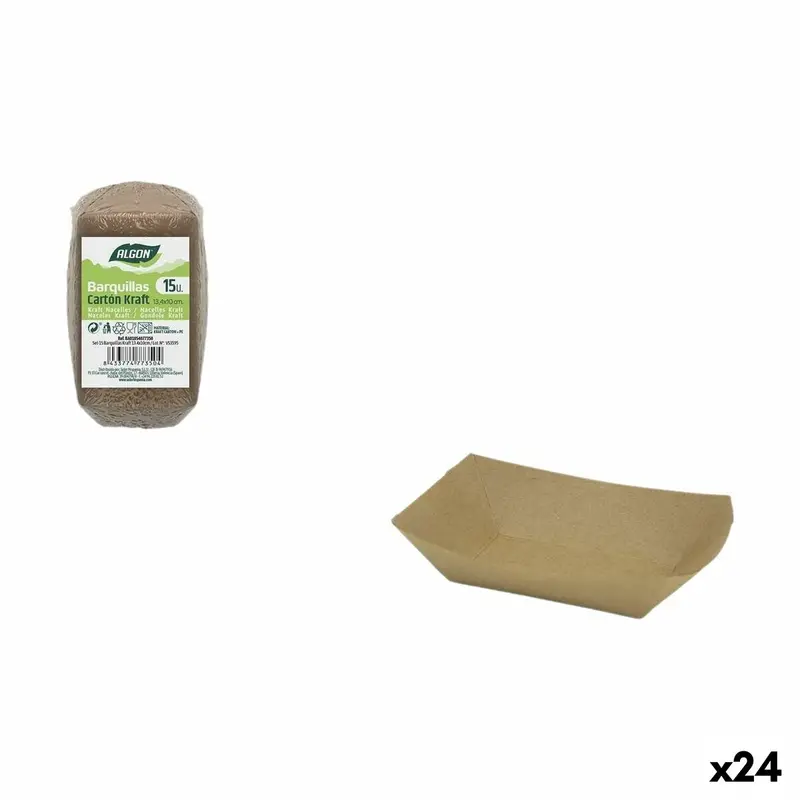 Plate Set Algon 15 Pieces (24 Units) 1