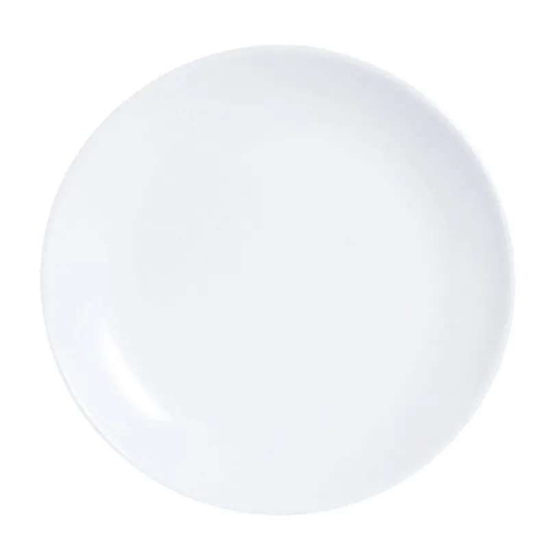 Plate Set Luminarc Diwali 6 Pcs White Glass 19 Cm 1