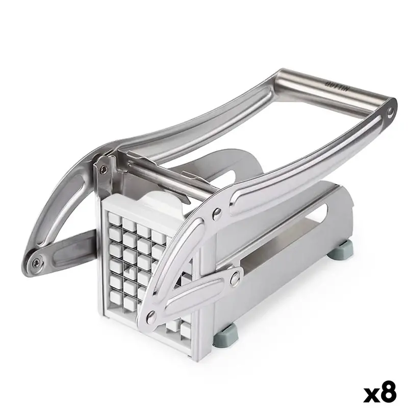 Potato Cutter Quttin Silver Steel 26 X 9 X 12,5 Cm (8 Units) 1