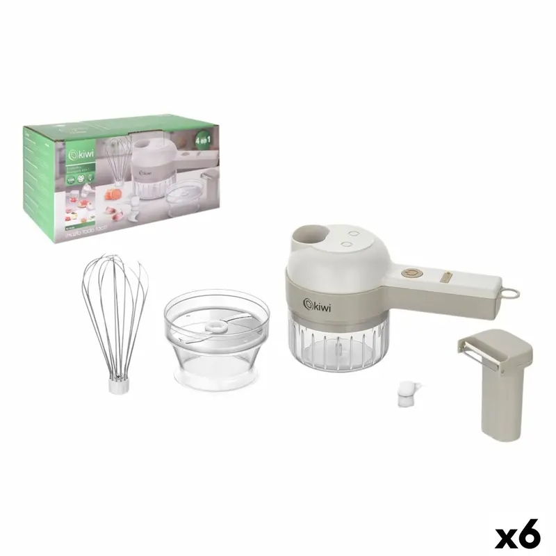 Rechargeable Portable Mini Chopper Kiwi 200 Ml (6 Units) 1