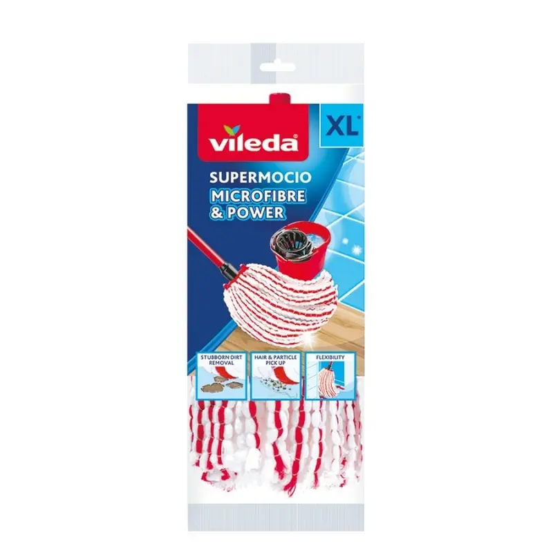 Replacement Vileda Microfibre & Power Mop Fibre (1 Unit) 1