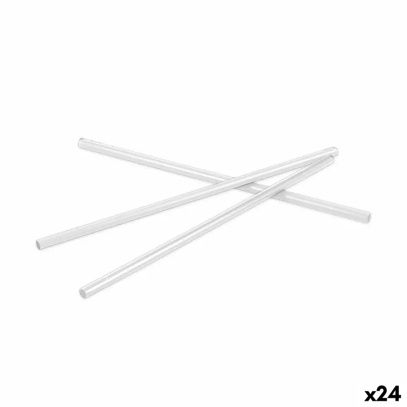 Reusable Drinking Straw Algon Plastic 19,5 Cm 6 Mm 30 Pieces 24 Units 1