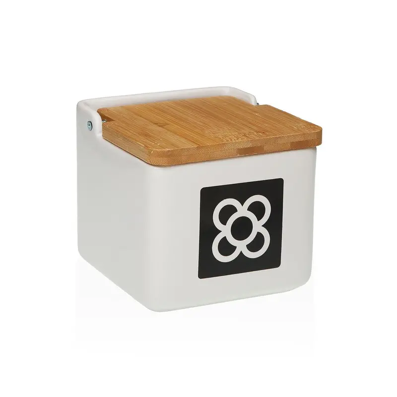 Salt Shaker With Lid Versa Ceramic 12,2 X 11,5 X 12,2 Cm 1