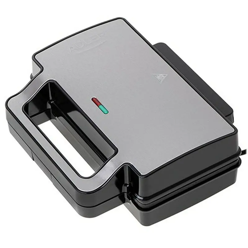 Sandwich Maker Adler Ad 3073 Black Silver 1