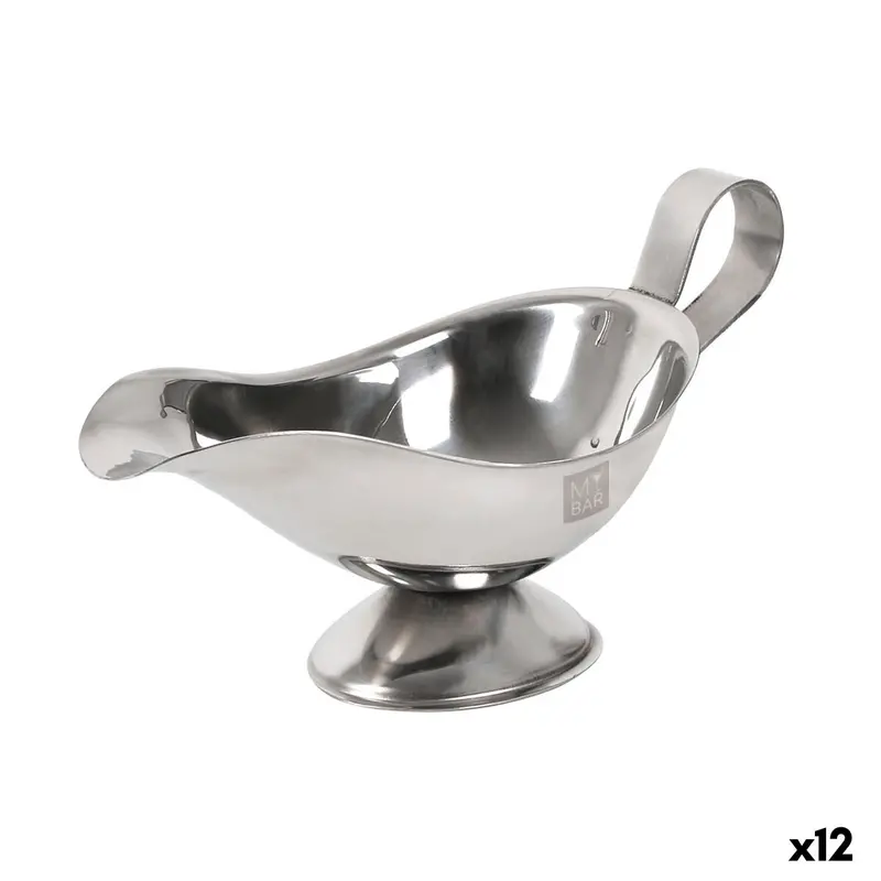Sauce Boat My Bar Steel 150 Ml Silver (12 Units) 1