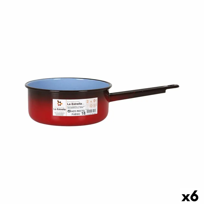Saucepan La Estrella Fuego 1,7 L 32,4 X 17,5 X 9,7 Cm (6 Units) 1