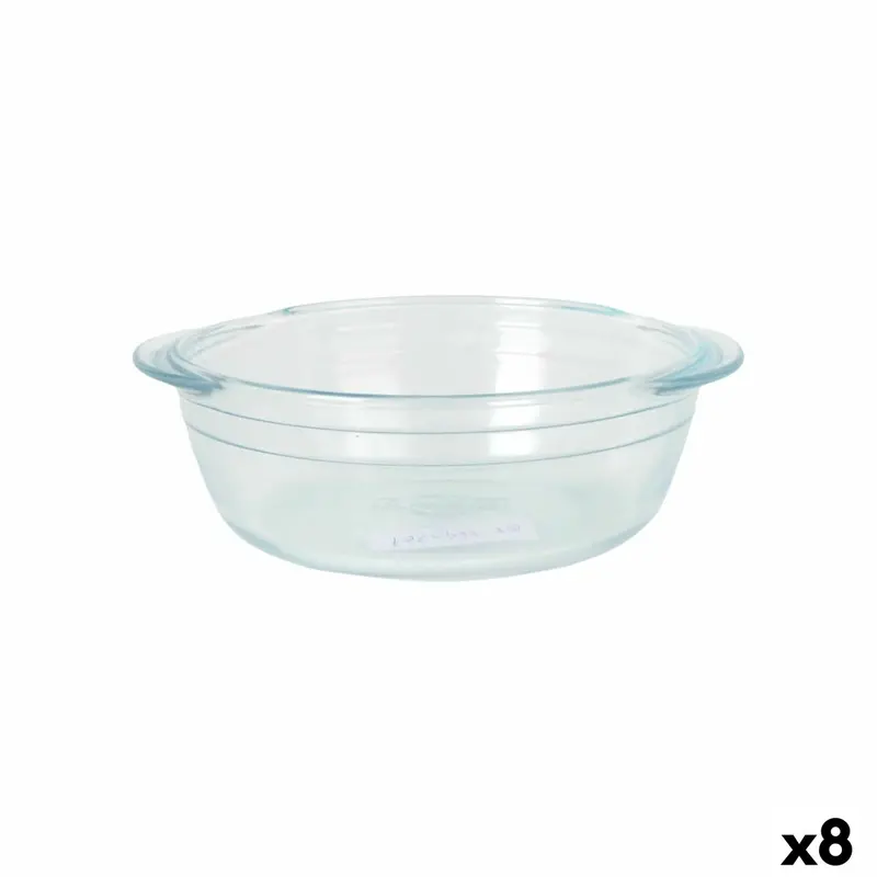 Serving Platter Quttin Quttin Glass 1 L 20 Cm (8 Units) 1