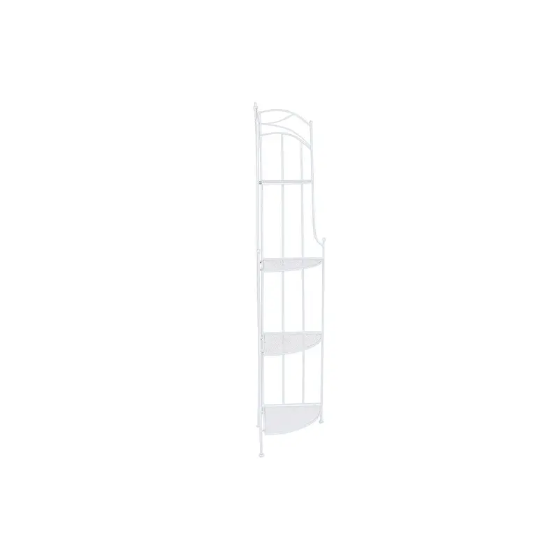 Shelves Home Esprit White Iron 4 Shelves 32 X 32 X 160 Cm 1