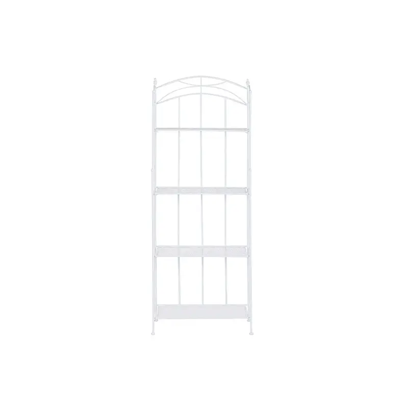Shelves Home Esprit White Iron 4 Shelves 58 X 28 X 160 Cm 1