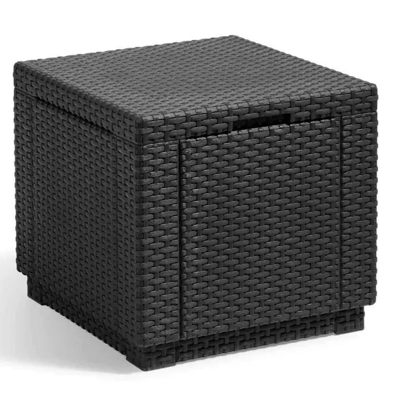 Side Table Allibert By Keter Black Polypropylene (42 X 42 X 39 Cm) 1