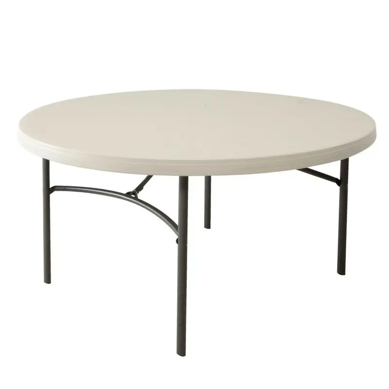 Side Table Lifetime Cream 152 X 74 X 152 Cm Steel Plastic 1