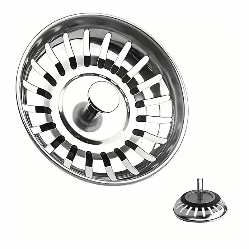 Sink Filter Silex Stainless Steel Ø 8 Cm Silver 1