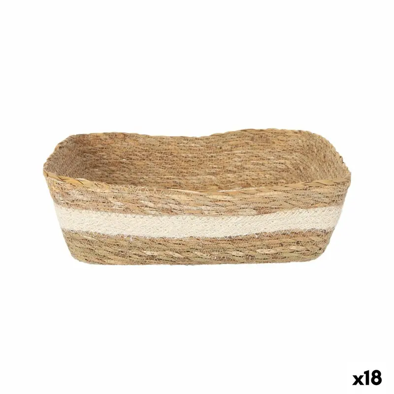 Storage Box Privilege Wicker Rectangular 20 X 15 X 7 Cm (18 Units) 1