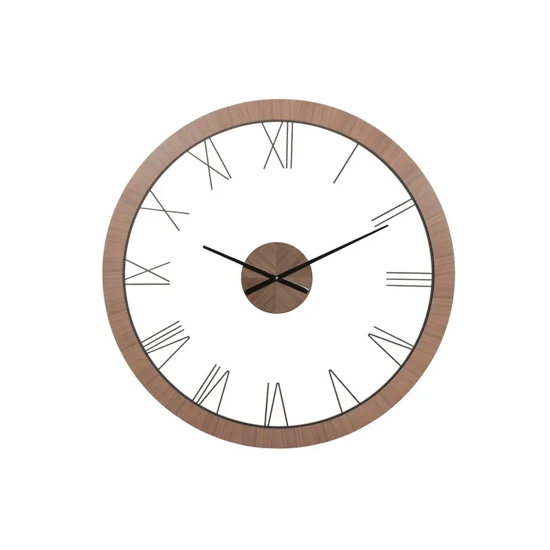 Table Clock Home Esprit Brown Black Sixties 1