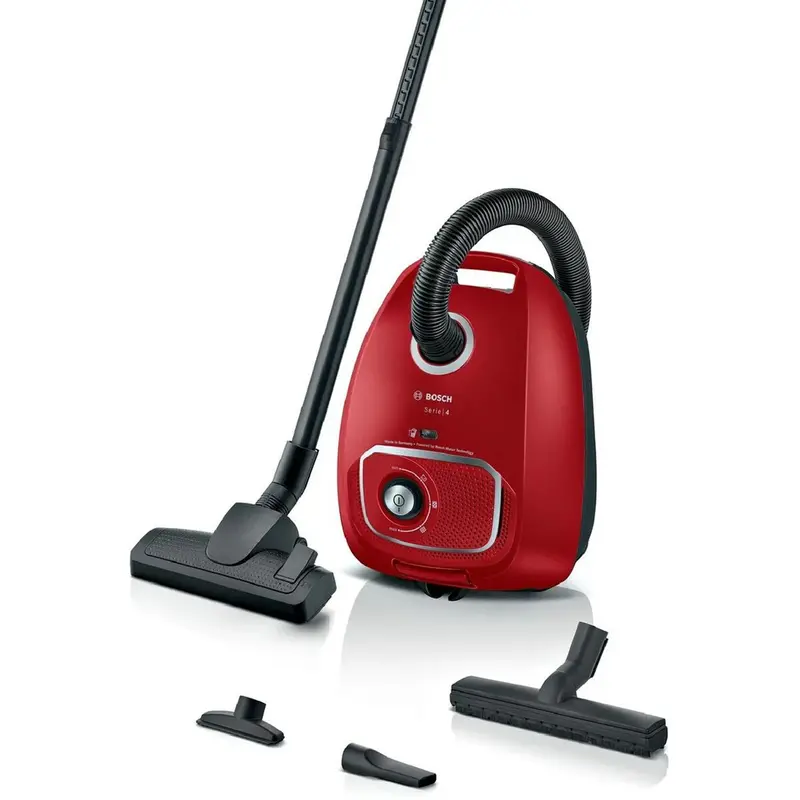 Vacuum Cleaner Bosch Bgb41rd3h Black Red 1