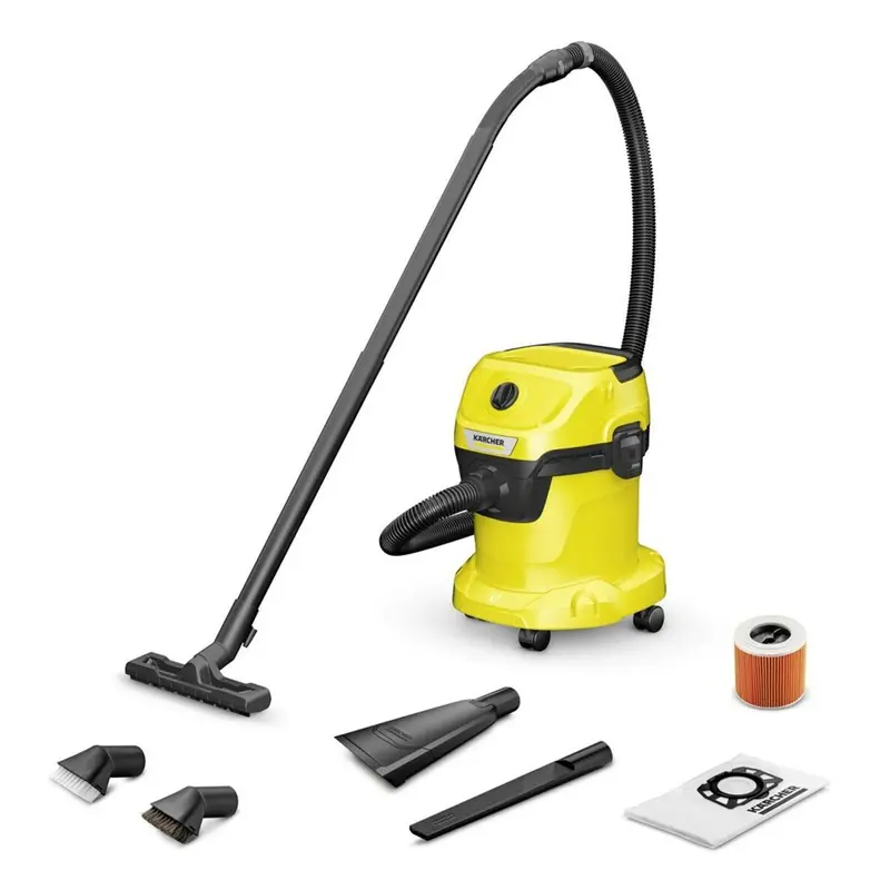 Vacuum Cleaner Kärcher Wd 3 V-15/4/20 Yellow Black Grey 1000 W 1