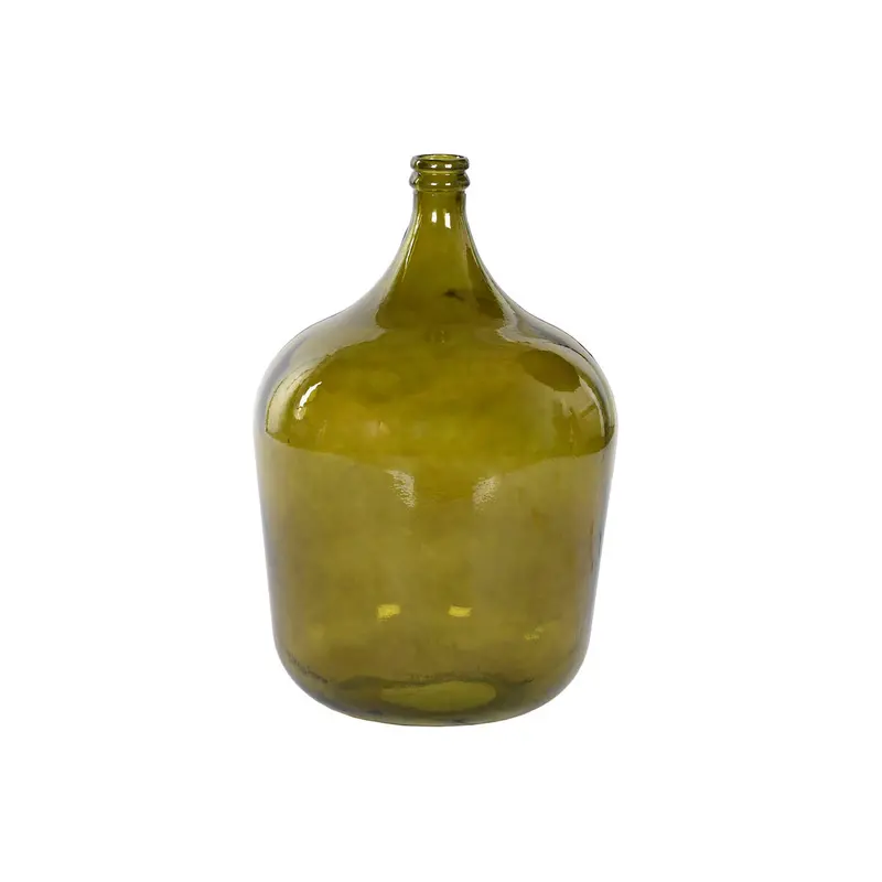 Vase Home Esprit Green Tempered Glass 36 X 36 X 56 Cm 1