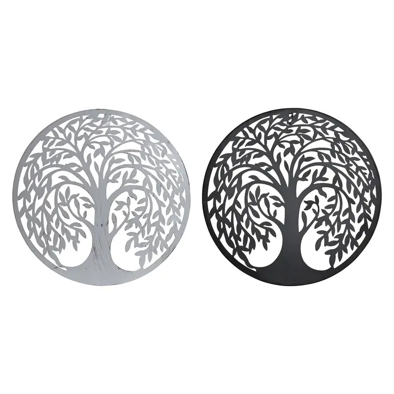 Wall Decoration Dkd Home Decor Tree Metal Traditional (2 Units) (40 X 1 X 40 Cm) 1
