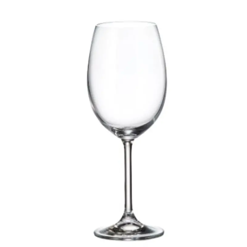 Wine Glass Set Bohemia Crystal Clara 450 Ml 6 Pieces (6 Units) 1