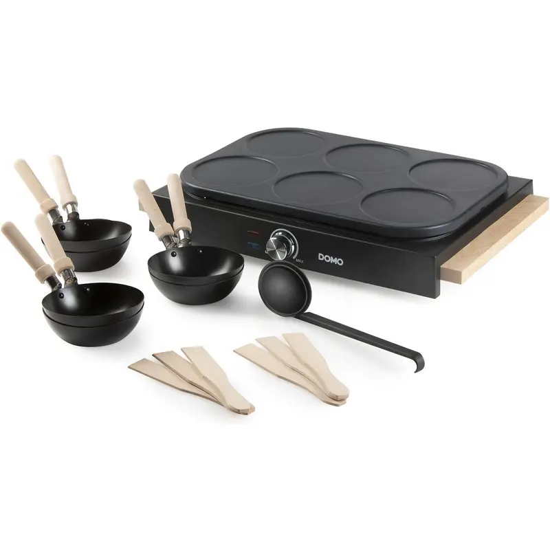 Wok Pan Domo Black Iron 1