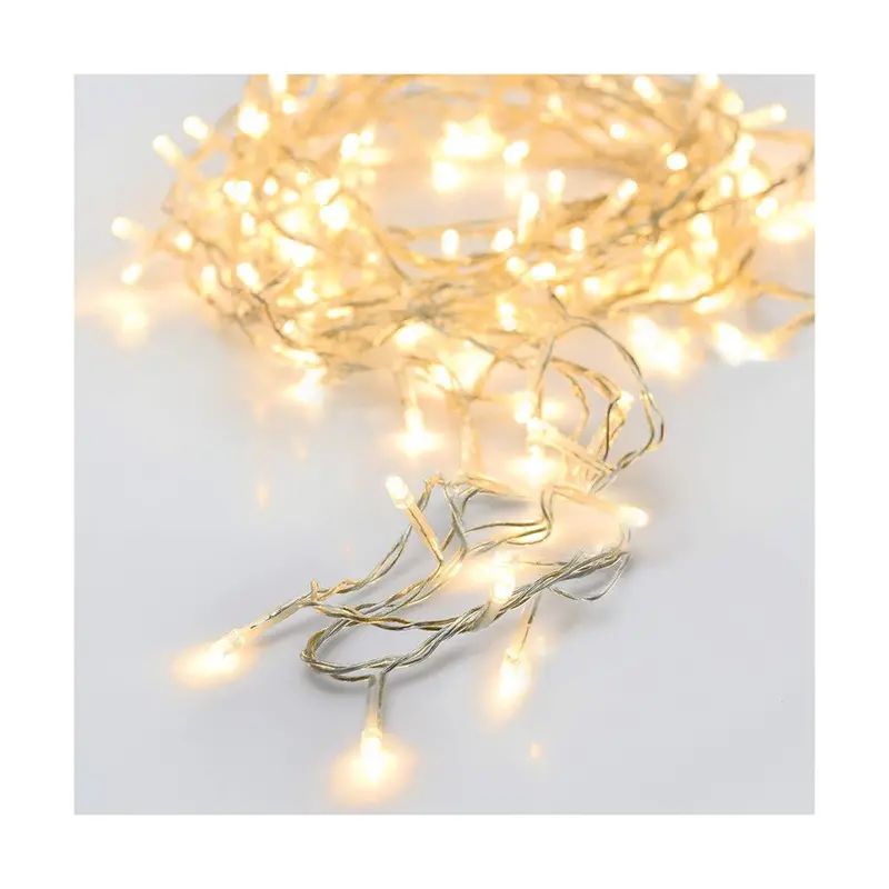 Wreath Of Led Lights Yellow Soft Green 4 M 1