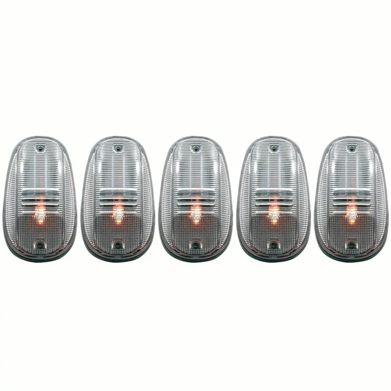 Anzo Usa Cab Roof Light Kit – 5-Piece Clear Lens Assembly 1