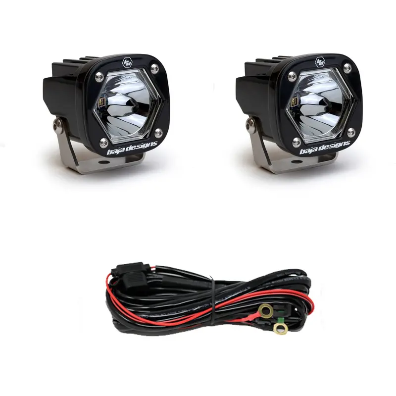 Baja Designs 387807 S1 Led Light Pod Pair – Spot + Laser Backup Kit, Weatherproof 1