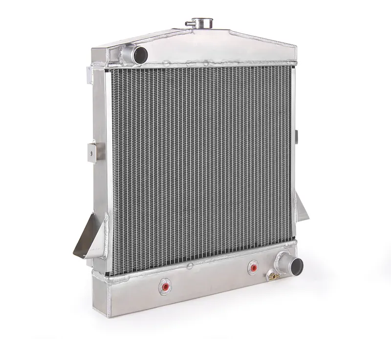 Be Cool Downflow Radiator – Factory-Fit Natural Finish For 1939–1940 Ford Passenger Cars With Automatic Transmission 1