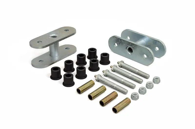 Daystar Kj61001Bk 0.5-Inch Front Or Rear Shackle Kit For Jeep Cj 1
