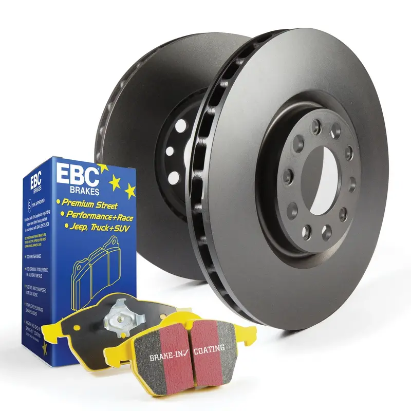 Ebc Brakes S13Kf1215 High-Performance Brake Kit – Yellowstuff Pads + Rk Drilled Rotors 1