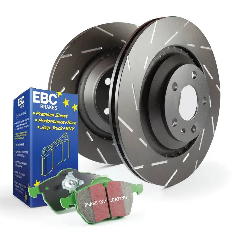 Ebc Greenstuff 2000 Brake Kit With Usr Sport Rotors – High-Performance Street & Track Package (S2Kf1354) 1
