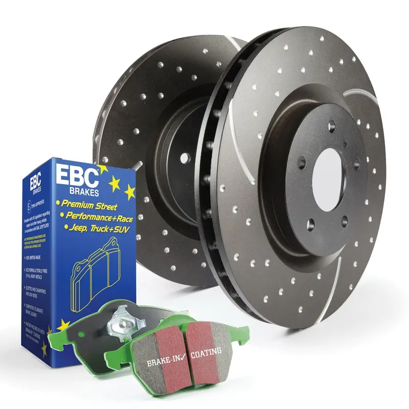 Ebc S3 Greenstuff Brake Kit – Premium Pads And Gd Series Rotors For Trucks & Suvs 1