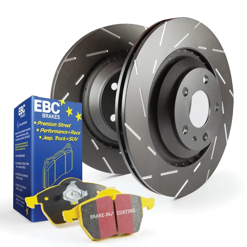 Ebc S9Kf1375 Yellowstuff Performance Brake Kit – Includes Usr Slotted Rotors 1