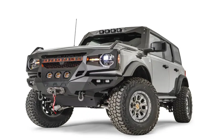 Fab Fours Grumper Front Bumper – Uncoated, Paint-Ready Steel Bumper For Off-Road Use 1