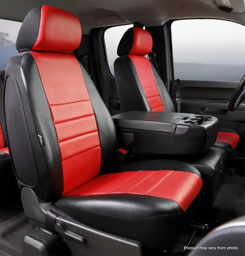 Fia Sl69-29 Red Leatherlite Custom-Fit Seat Covers 1