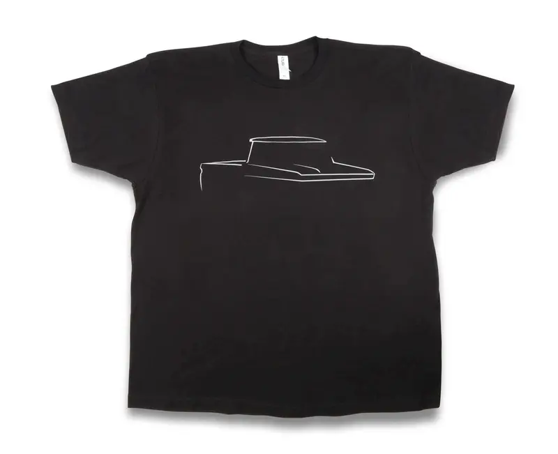 Holley Classic Truck Tee – 2X-Large, Black – Fits 1960–1966 Chevrolet C10 Pickup 1