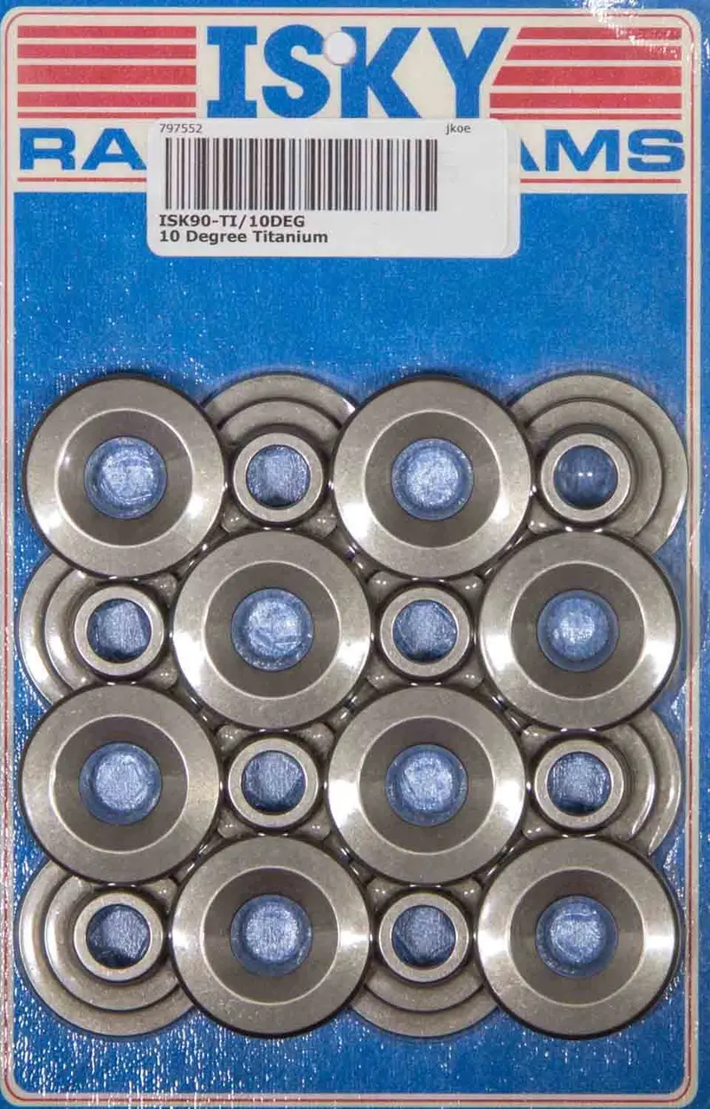 Isky Titanium Valve Spring Retainers – 7° Included Angle, Lightweight Performance Upgrade (91-Ti) 1