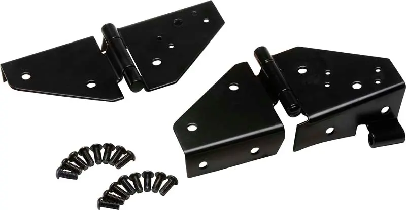 Kentrol Powder-Coated Black Windshield Hinge Pair For Jeep Cj (1976–1986) And Yj Wrangler (1987–1995) – Model 50403 1