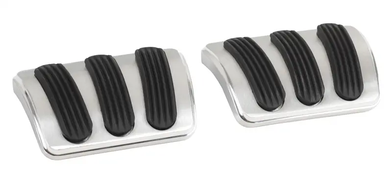 Lokar Bag-6146 Black Anodized Brake And Clutch Pedal Pad Set 1