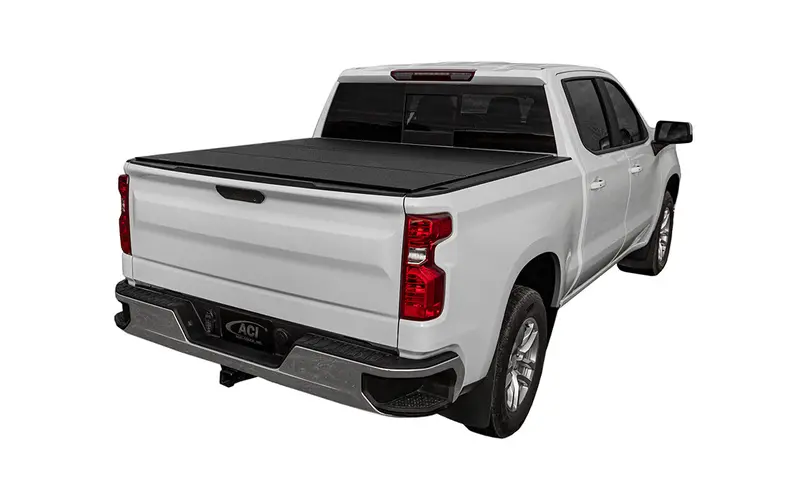 Lomax Folding Hard Tonneau Cover – Durable Aluminum Panel Design With Secure Locking System 1