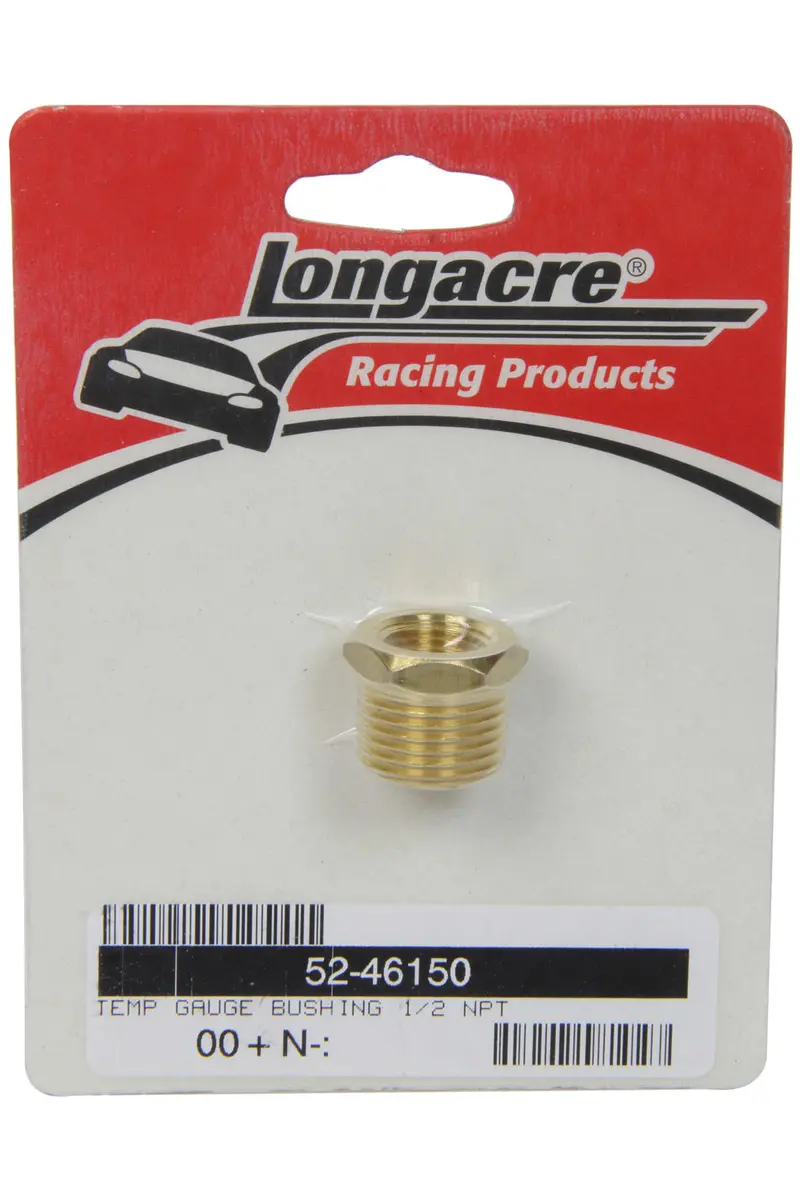 Longacre 52-46150 Temperature Gauge Adapter Fitting – 1/8" Npt Thread 1
