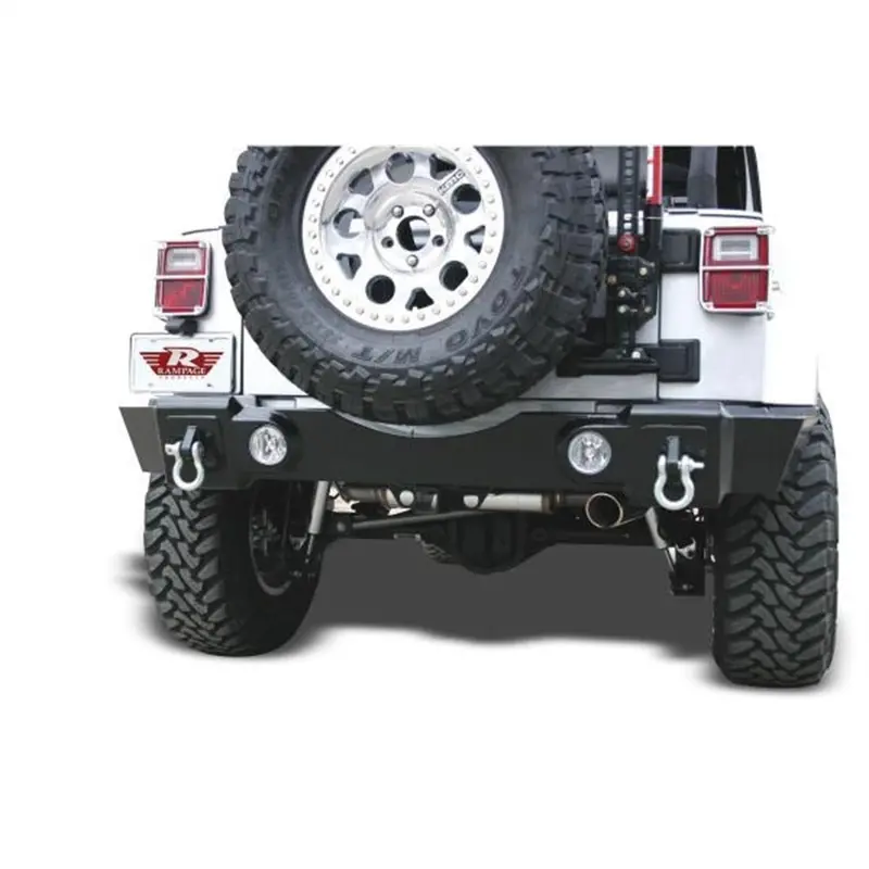 Rampage Rear Recovery Bumper – Compatible With Separate Light Installation 1