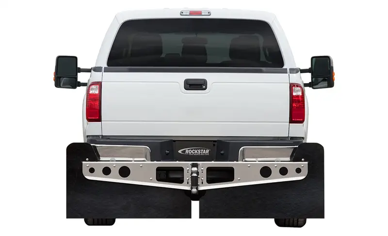 Rockstar 2Xl Aluminum Hitch-Mount Mud Flaps With Stabilizer Plate (Model A10400312) 1