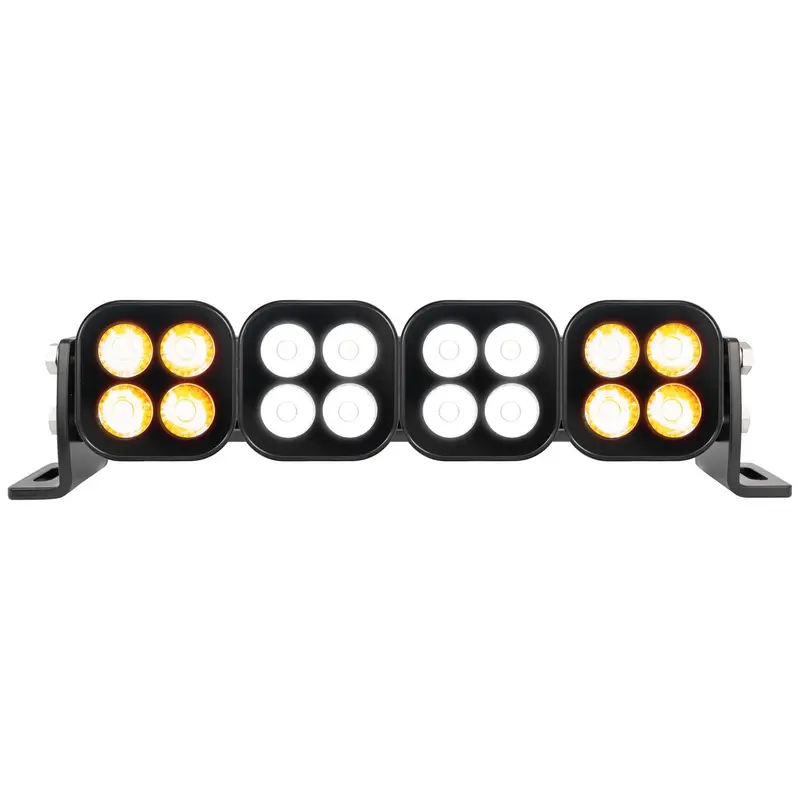 Vision X 4512015 Unite Series 12" Combo Beam Led Light Bar – Black Housing, White Spot + Amber Flood Output 1